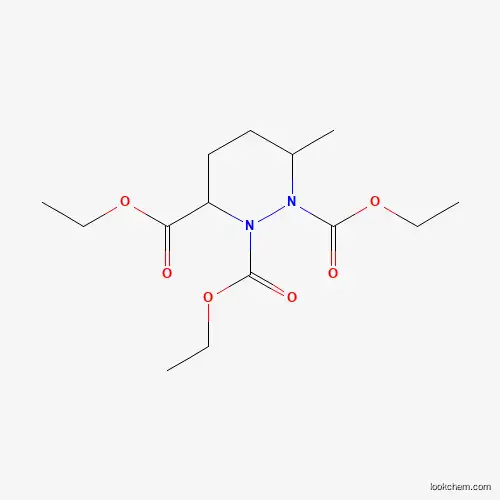 Molecular Structure of 6951-30-0 (Triethyl 6-methyltetrahydropyridazine-1,2,3-tricarboxylate)