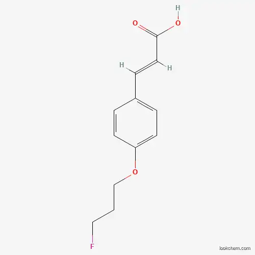 Molecular Structure of 695186-85-7 (3-[4-(3-Fluoropropoxy)phenyl]acrylic acid)