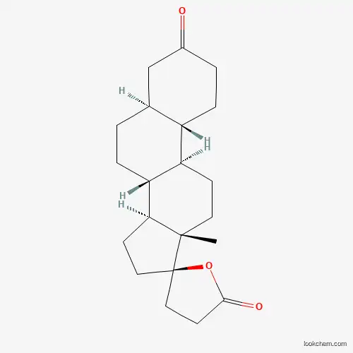 Molecular Structure of 7250-26-2 ((5s,8r,9r,10s,13s,14s,17r)-13-Methyltetradecahydro-3'h-spiro[cyclopenta[a]phenanthrene-17,2'-furan]-3,5'(2h,4'h)-dione)