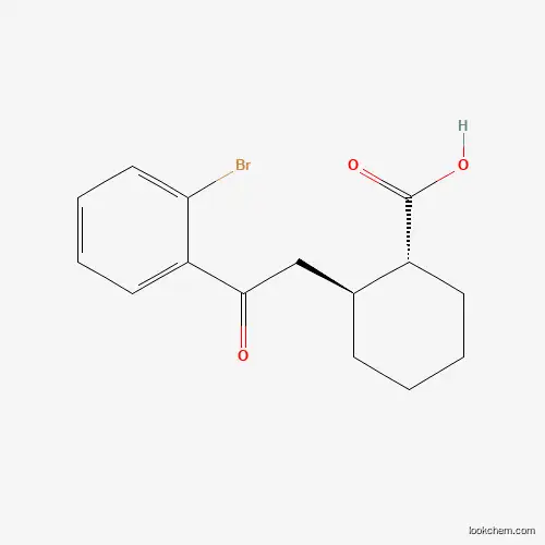 TRANS-2-[2-(2-BROMOPHENYL)-2-OXOETHYL]CYCLOHEXANE-1-CARBOXYLIC ACID