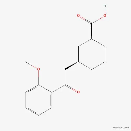 CIS-3-[2-(2-METHOXYPHENYL)-2-OXOETHYL]CYCLOHEXANE-1-CARBOXYLIC ACID