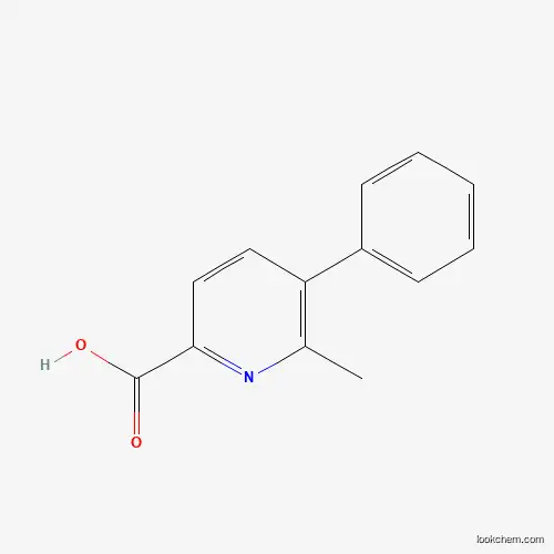 Molecular Structure of 762187-08-6 (6-Methyl-5-phenylpyridine-2-carboxylic acid)