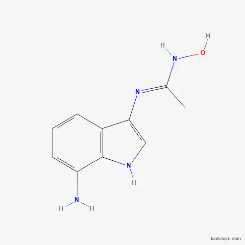 N'-(7-amino-1H-indol-3-yl)-N-hydroxyethanimidamide