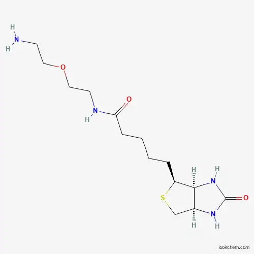 Molecular Structure of 811442-85-0 (Biotin-PEG1-NH2)