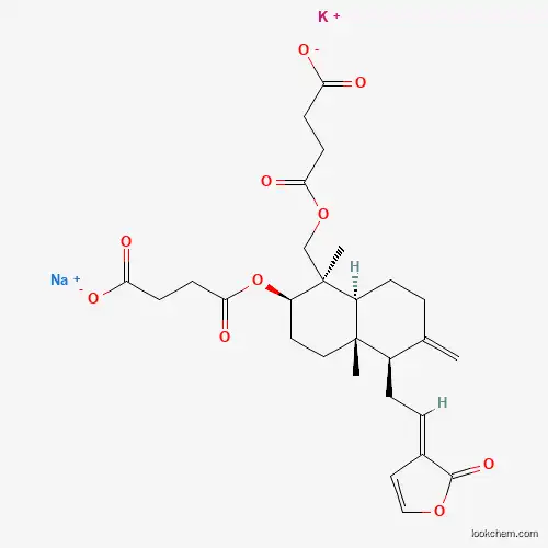 Molecular Structure of 863319-40-8 (Potassium sodium dehydroandrographolide succinate)