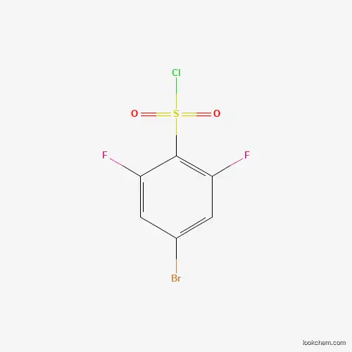 Molecular Structure of 874804-21-4 (4-Bromo-2,6-difluorobenzenesulfonyl chloride)