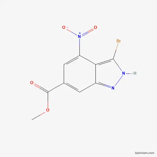 3-BROMO-4-NITRO-6-INDAZOLECARBOXYLIC ACID 메틸 에스테르