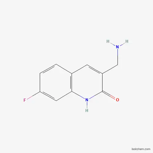 3-(aminomethyl)-7-fluoroquinolin-2(1H)-one(SALTDATA: HCl)