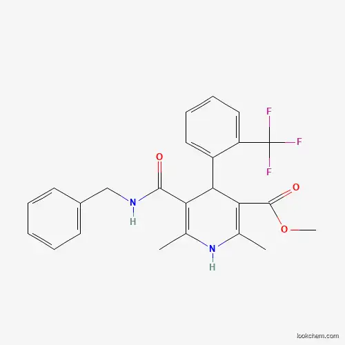 Methyl 1,4-Dihydro-2,6-dimethyl-4-(2’-trifluoromethyl)phenyl-pyridine-5-carboxylate-3-phenylmethyl Carboxamide