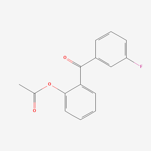 2-Acetoxy-3'-fluorobenzophenone