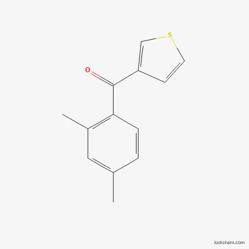 Molecular Structure of 896618-59-0 (3-(2,4-Dimethylbenzoyl)thiophene)