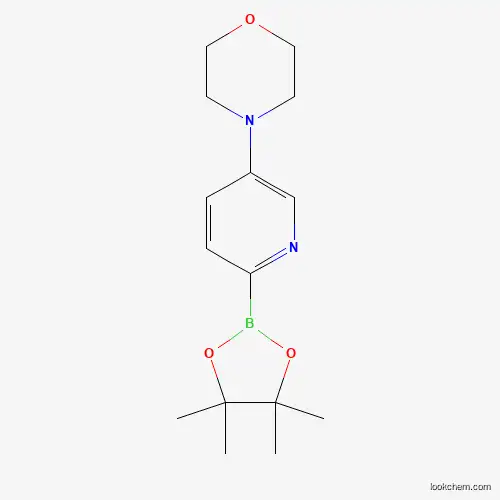 4-[6-(4,4,5,5-Tetramethyl-[1,3,2]dioxaborolan-2-yl)-pyridin-3-yl]-morpholine