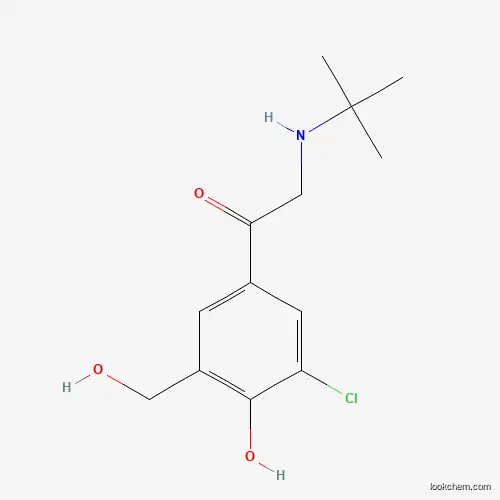 2-(tert-butylamino)-1-(3-chloro-4-hydroxy-5-(hydroxymethyl)phenyl)ethanone