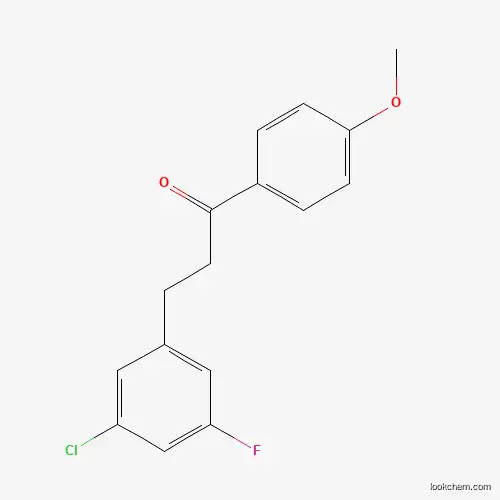 3-(3-CHLORO-5-FLUOROPHENYL)-4'-METHOXYPROPIOPHENONE