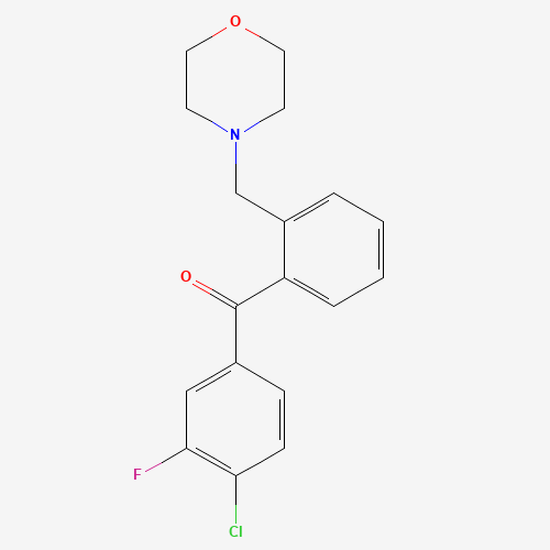 4'-CHLORO-3'-FLUORO-2-MORPHOLINOMETHYL BENZOPHENONE