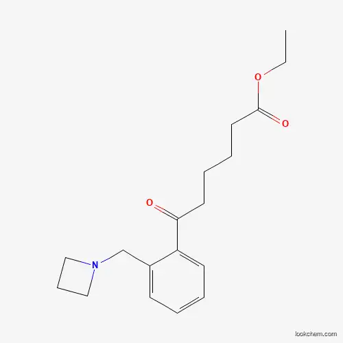 ETHYL 6-[2-(AZETIDINOMETHYL)PHENYL]-6-OXOHEXANOATE