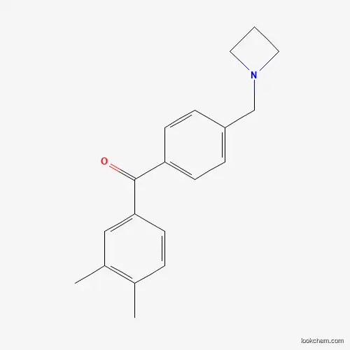 4'-AZETIDIN-1-YLMETHYL-3,4-DIMETHYLBENZOPHENONE