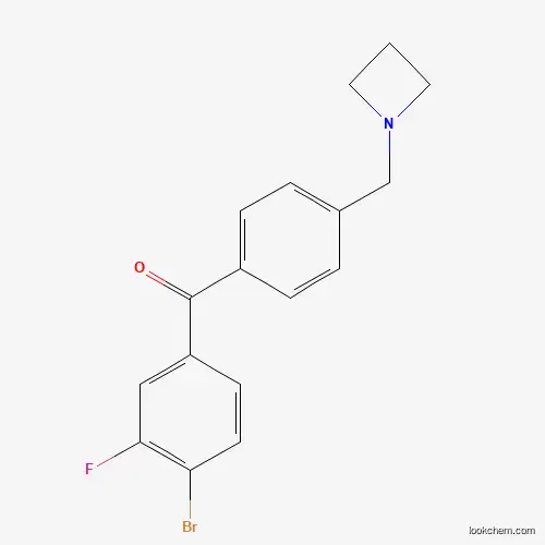 4'-AZETIDIN-1-YLMETHYL-4-BROMO-3-FLUOROBENZOPHENONE