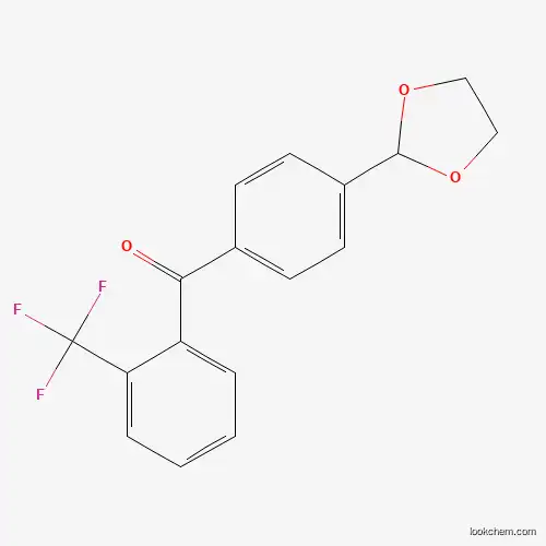 4'-(1,3-DIOXOLAN-2-YL)-2-TRIFLUOROMETHYLBENZOPHENONE