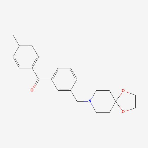 3-[8-(1,4-DIOXA-8-AZASPIRO[4.5]DECYL)METHYL]-4'-METHYL BENZOPHENONE