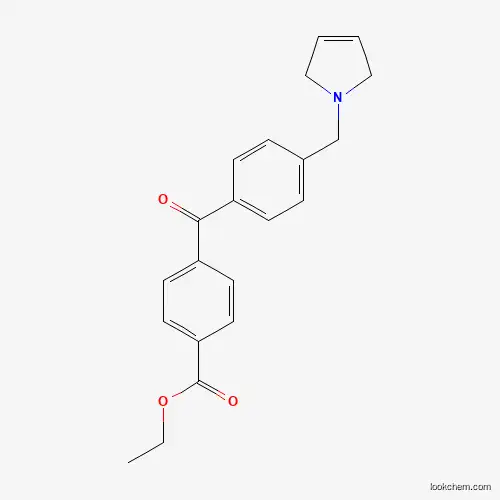 4-CARBOETHOXY-4'-(3-PYRROLINOMETHYL) BENZOPHENONE