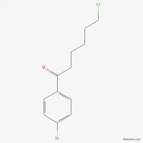 Molecular Structure of 898767-00-5 (1-(4-Bromophenyl)-6-chloro-1-oxohexane)