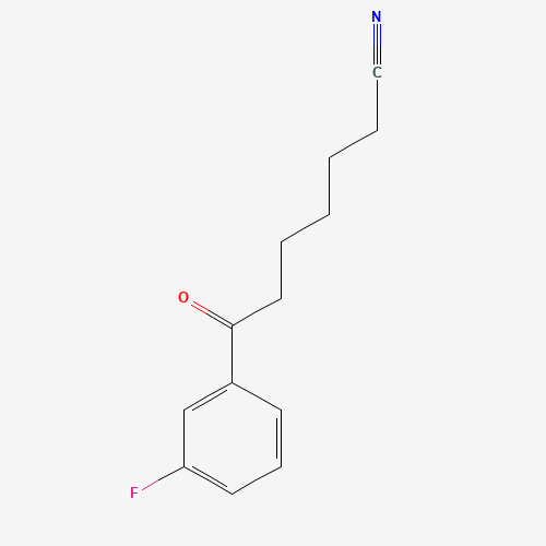 7-(3-FLUOROPHENYL)-7-OXOHEPTANENITRILE