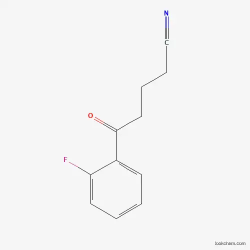 Molecular Structure of 898767-33-4 (5-(2-Fluorophenyl)-5-oxovaleronitrile)