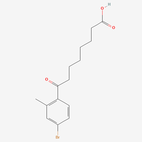 8-(4-BROMO-2-METHYLPHENYL)-8-OXOOCTANOIC ACID