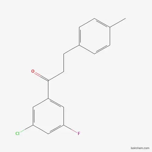 3'-CHLORO-5'-FLUORO-3-(4-METHYLPHENYL)PROPIOPHENONE