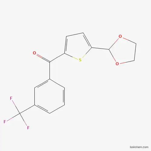 5-(1,3-DIOXOLAN-2-YL)-2-(3-TRIFLUOROMETHYLBENZOYL)THIOPHENE