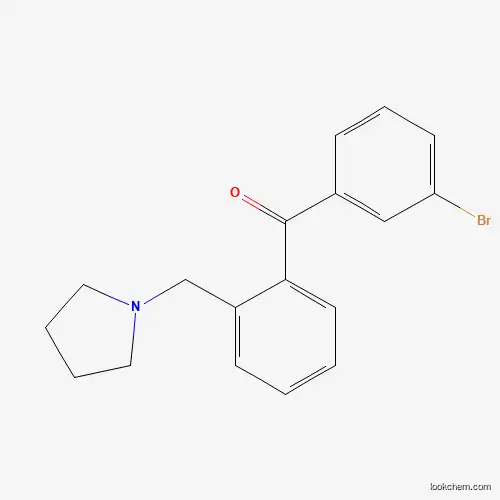 3'-BROMO-2-PYRROLIDINOMETHYL BENZOPHENONE