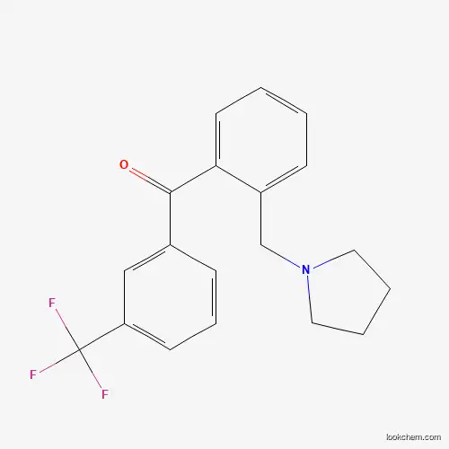 2-PYRROLIDINOMETHYL-3'-TRIFLUOROMETHYLBENZOPHENONE