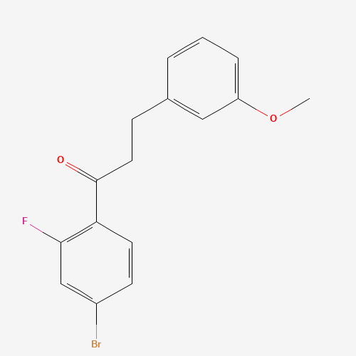 4'-BROMO-2'-FLUORO-3-(3-METHOXYPHENYL)PROPIOPHENONE