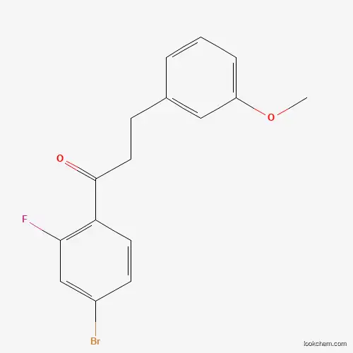 4'-BROMO-2'-FLUORO-3-(3-METHOXYPHENYL)PROPIOPHENONE