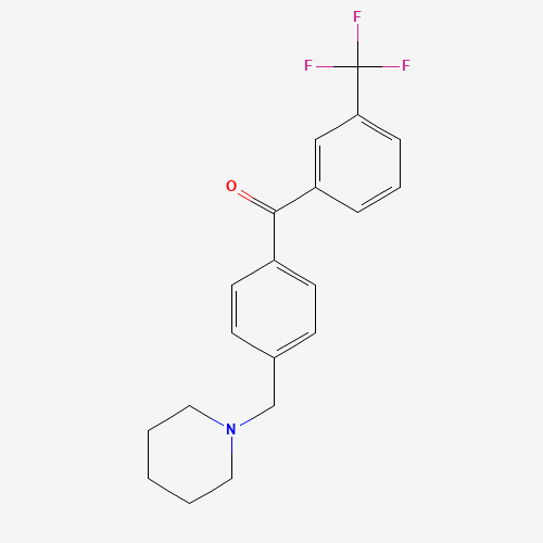 4'-PIPERIDINOMETHYL-3-TRIFLUOROMETHYLBENZOPHENONE
