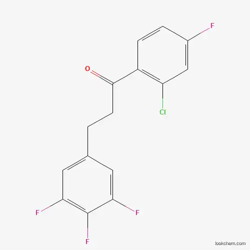 2'-CHLORO-4'-FLUORO-3-(3,4,5-TRIFLUOROPHENYL)PROPIOPHENONE