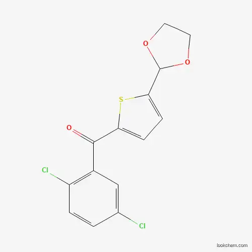 2-(2,5-DICHLOROBENZOYL)-5-(1,3-DIOXOLAN-2-YL)THIOPHENE