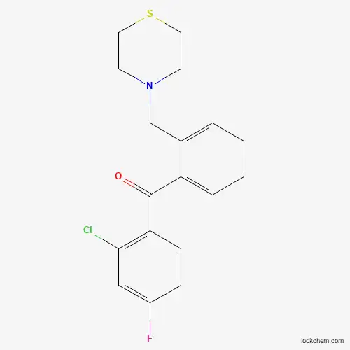 2-CHLORO-4-FLUORO-2'-THIOMORPHOLINOMETHYLBENZOPHENONE