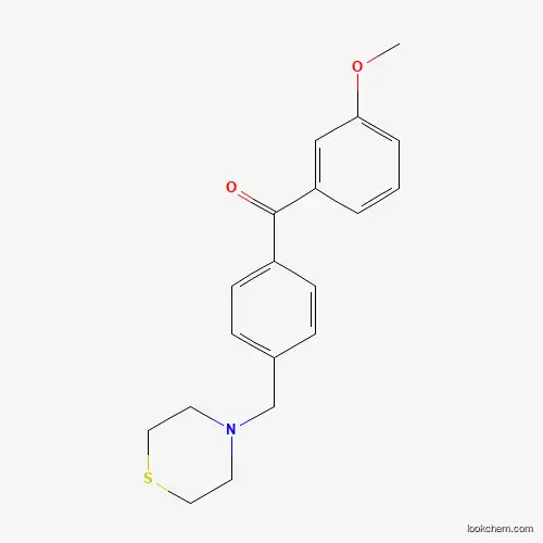 3-METHOXY-4'-THIOMORPHOLINOMETHYLBENZOPHENONE