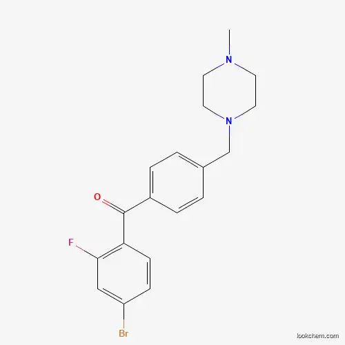 4-BROMO-2-FLUORO-4'-(4-METHYLPIPERAZINOMETHYL) BENZOPHENONE