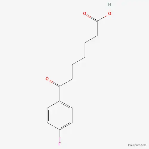 Molecular Structure of 898787-95-6 (7-(4-Fluorophenyl)-7-oxoheptanoic acid)