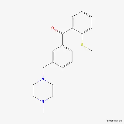 3'-(4-METHYLPIPERAZIN-1-YLMETHYL)-2-THIOMETHYLBENZOPHENONE