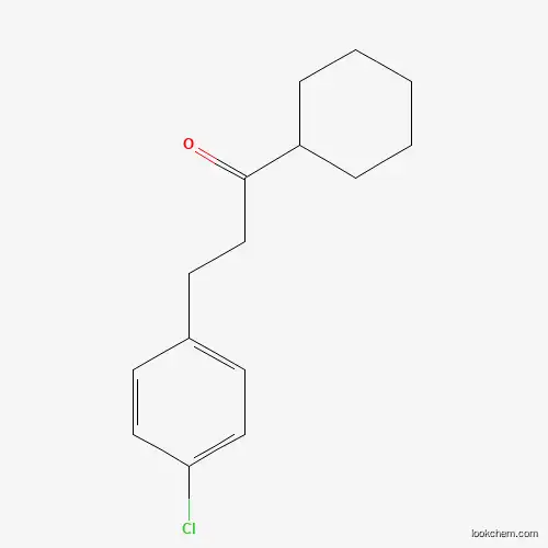 Molecular Structure of 898788-61-9 (2-(4-Chlorophenyl)ethyl cyclohexyl ketone)