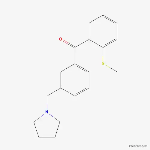 3'-(3-PYRROLINOMETHYL)-2-THIOMETHYLBENZOPHENONE