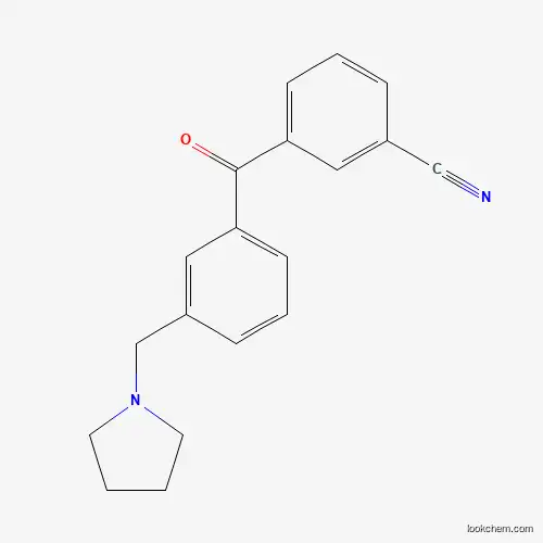 3-CYANO-3'-PYRROLIDINOMETHYL BENZOPHENONE