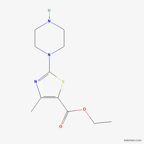 Molecular Structure of 905807-72-9 (Ethyl 2-piperazine-4-methyl thiazole-5-carboxylate)