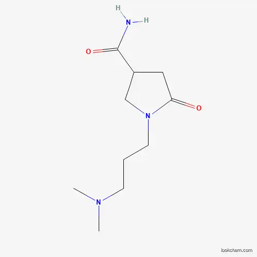 Molecular Structure of 910443-35-5 (1-[3-(Dimethylamino)propyl]-5-oxopyrrolidine-3-carboxamide)