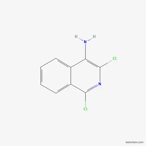 Molecular Structure of 912773-27-4 (1,3-Dichloroisoquinolin-4-amine)