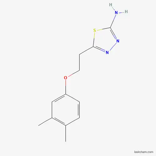 5-[2-(3,4-dimethylphenoxy)ethyl]-1,3,4-thiadiazol-2-amine(SALTDATA: FREE)